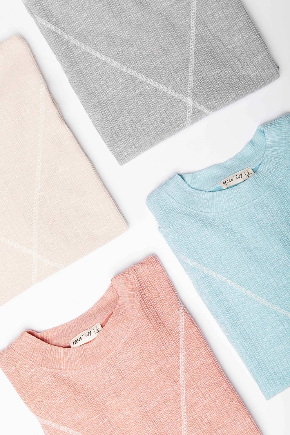 VERY J - Vente Haut en maille – femme - NT10897 Top en tricot côtelé au point en V22