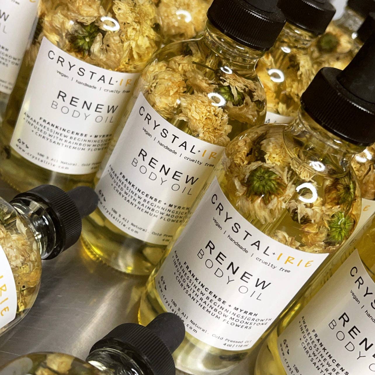 Crystal + Irie - Vente Huile pour le bain/corps - Huile corporelle ReNew1