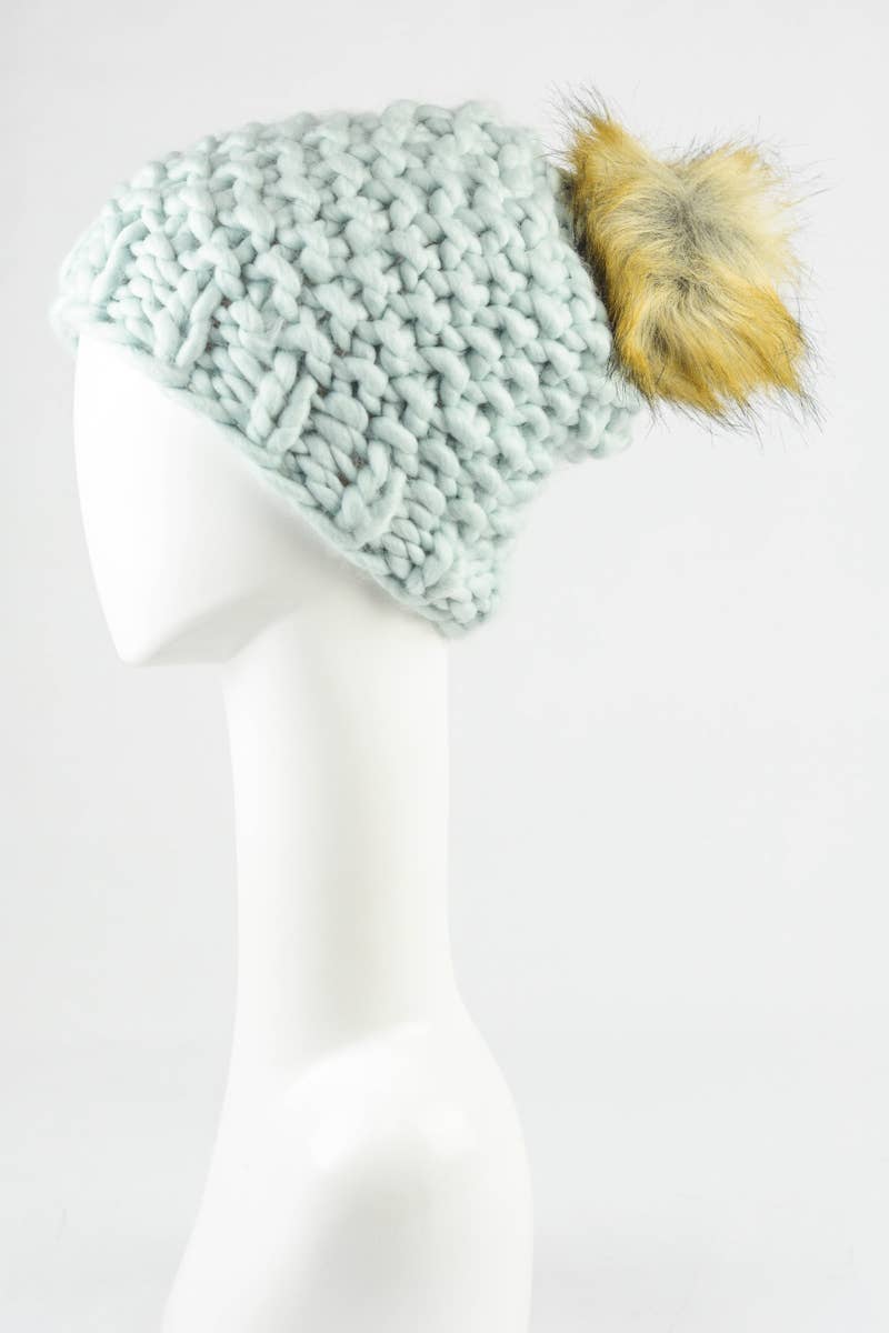 Leto Accessories - Wholesale Beanie - Women's - Best-Selling Oversize Chunky Pom Beanie 🧶1