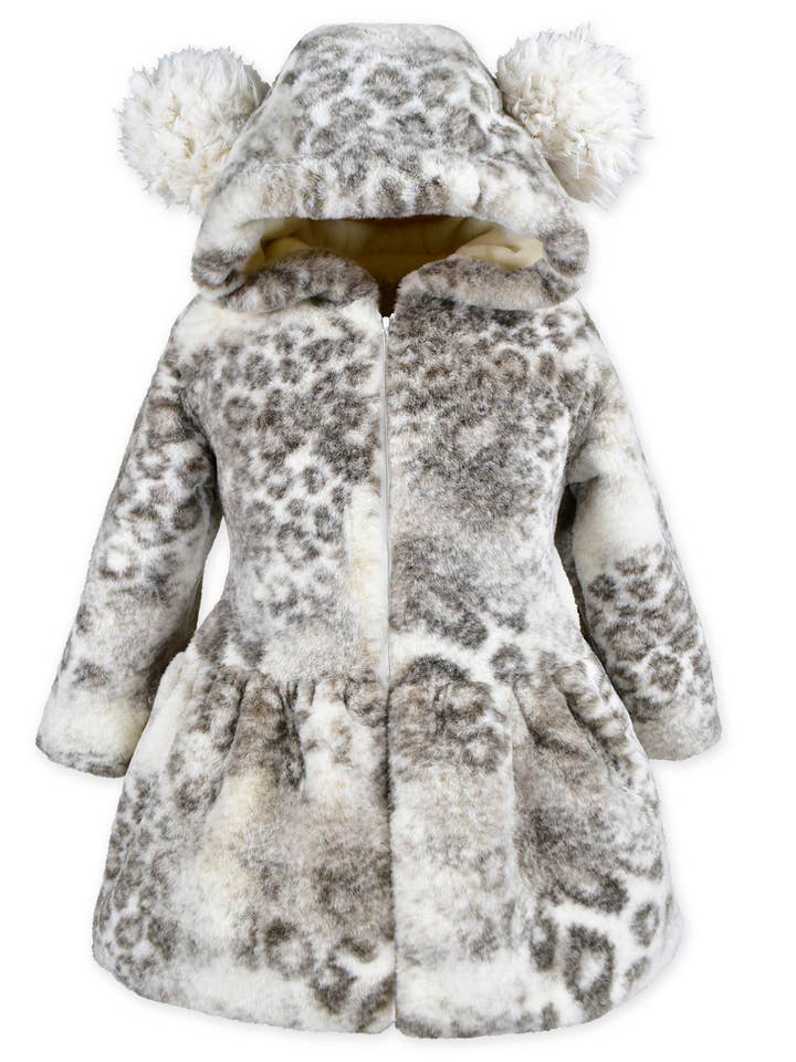 Pompon Hood Coat 3911-SVL-SP for wholesale by American Widgeon