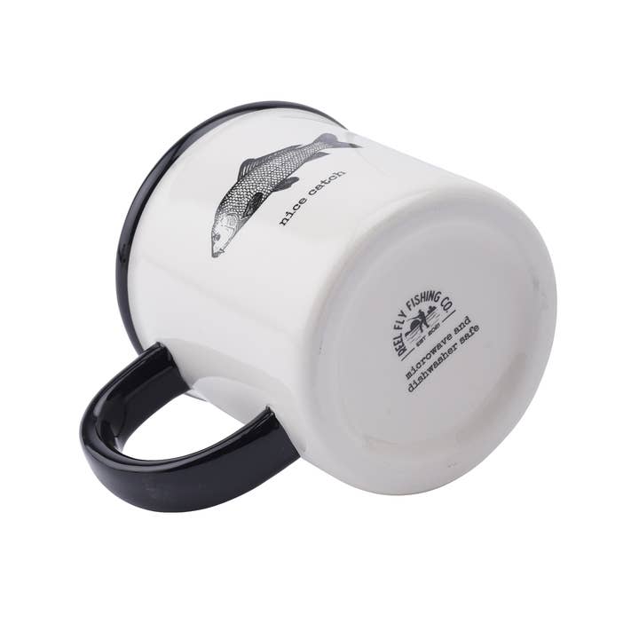 CGB Giftware – wholesale Coffee mug – Reel Fly Fishing Co. 'Nice Catch' Stoneware Mug