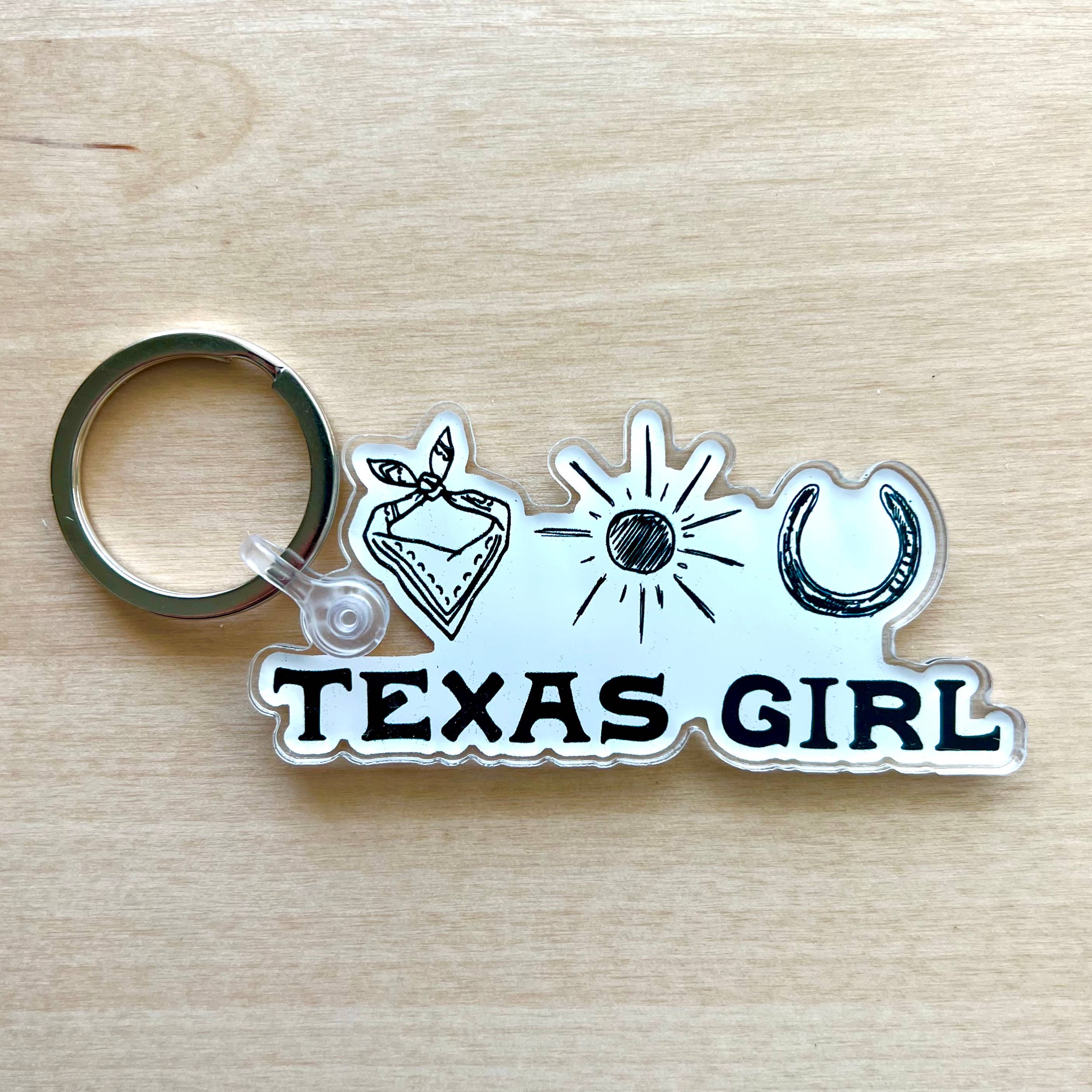 The Sticker Box | Texas Inspired Stickers & Magnets - Wholesale Keychain - Unisex - Texas Keychains - Texas Lover Gift Souvenir Stocking stuffer10