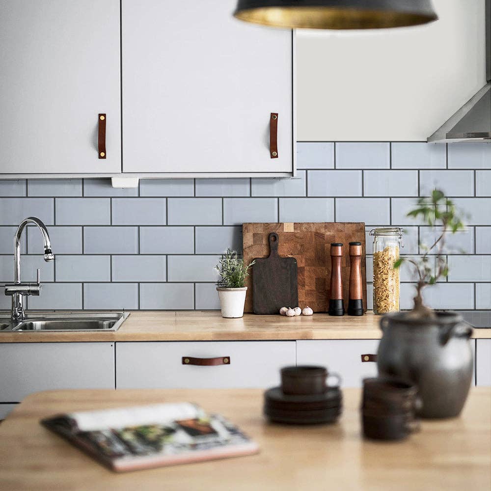 WS Tiles - Vente Carrelages muraux - Carreau de mosaïque en verre de 3" x 6", dosseret pour cuisine et salle de bain - 5 pieds carrés par carton107