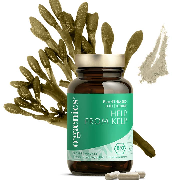 Ogaenics – Großhandel Nahrungsergänzungsmittel/Vitamin zum Einnehmen – HELP FROM KELP Plant-based Jod | Iodine