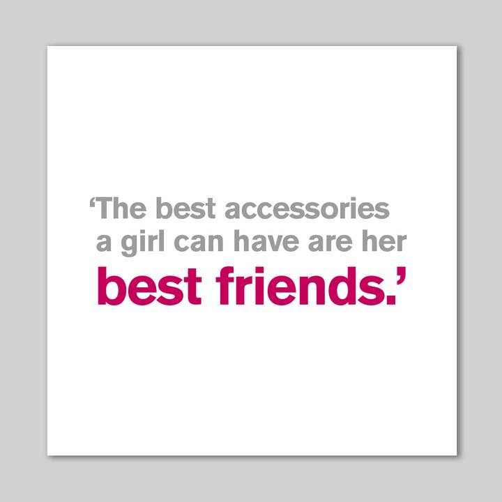 Best Accessories Greeting Card for wholesale by Icon