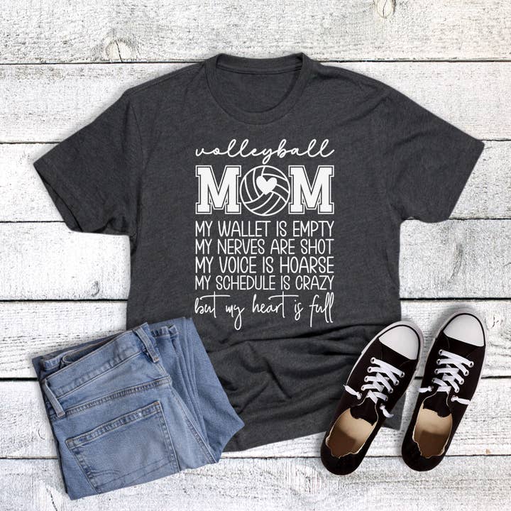 Camiseta Gráfica Completa de Corazón de Voleibol para venta al por mayor de The Way Down South