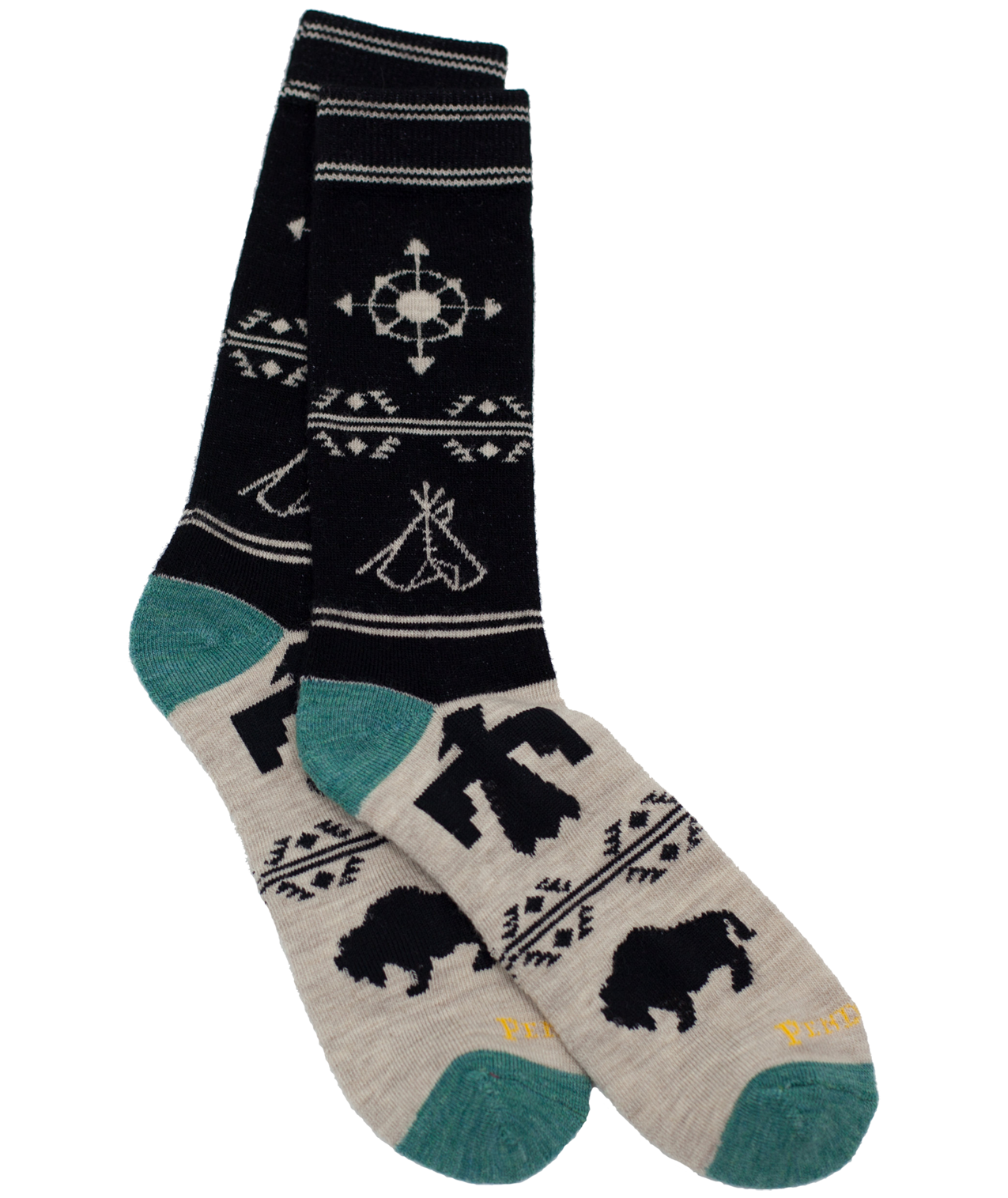 BLACK Navigator Merino Wool Crew Sock for wholesale on Faire0