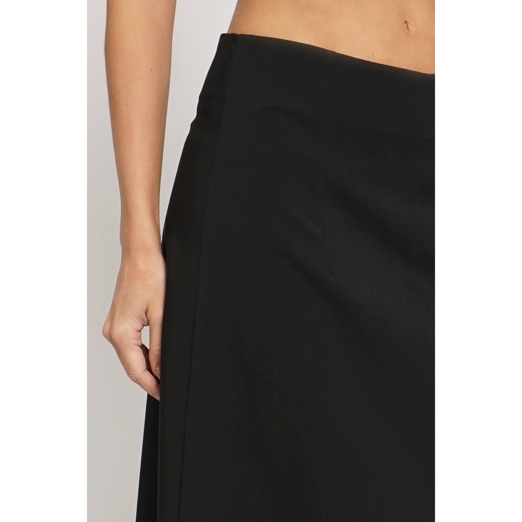 Black A-LINE MAXI SKIRT for wholesale on Faire3