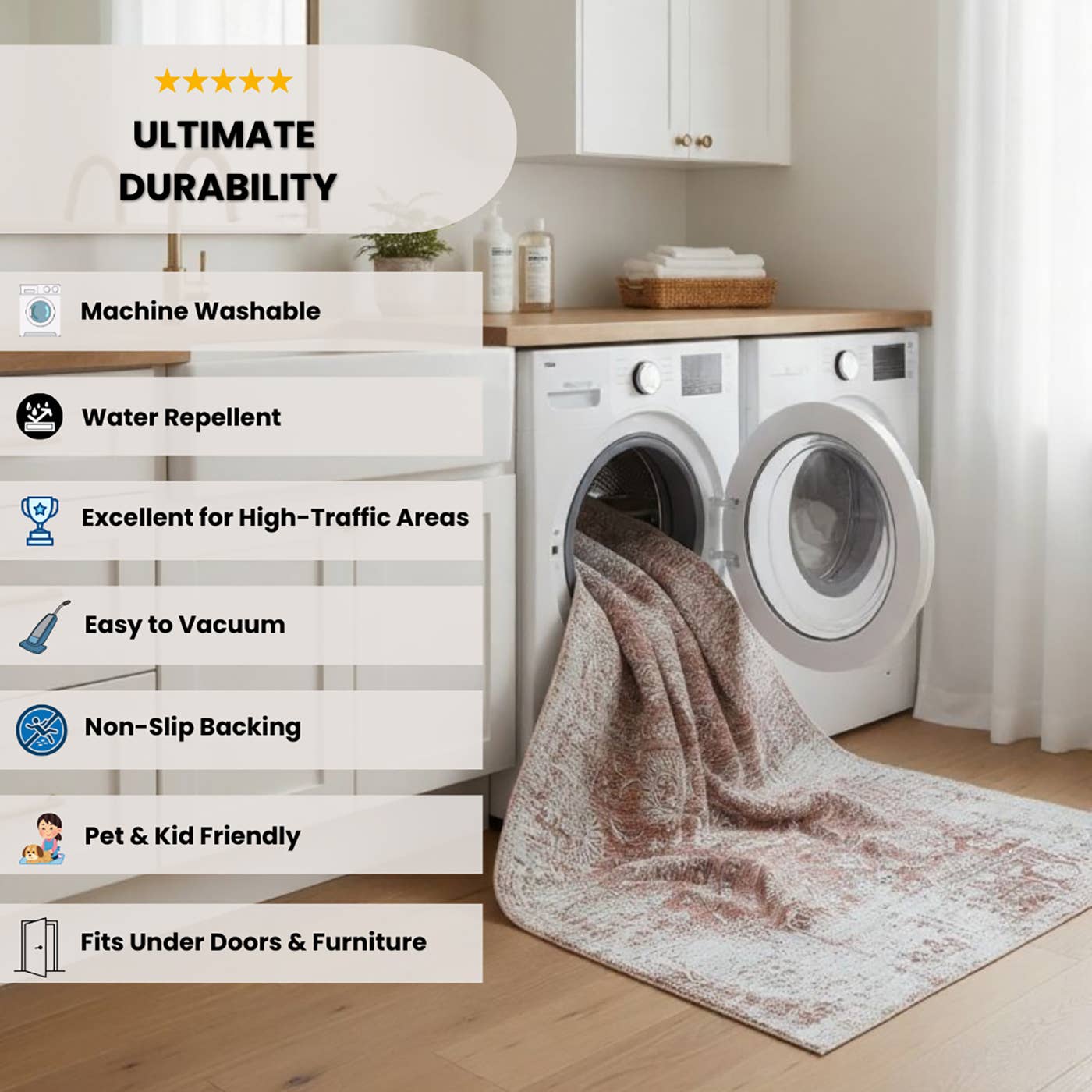 Koshani - Wholesale Area Rug - Traditional Water-Repellent Area Rug16