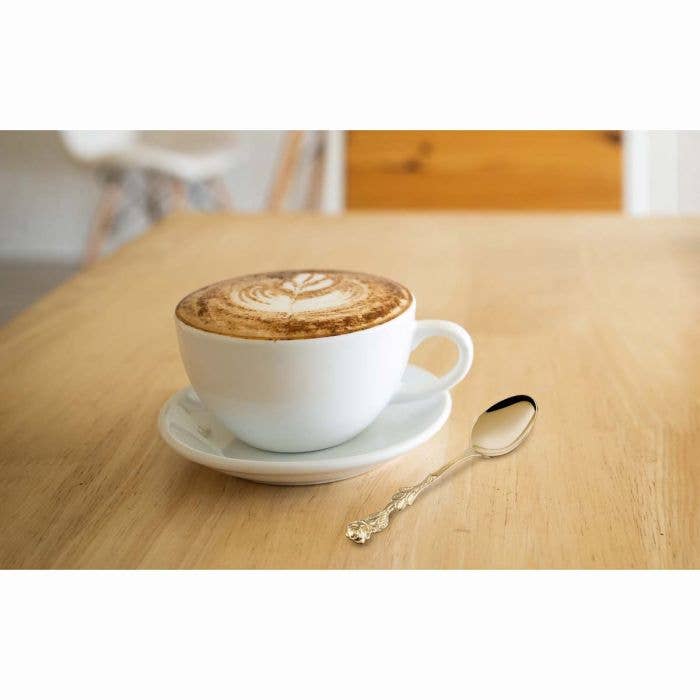 HIC - Harold Import Co. - Wholesale Kitchen Tool/Gadget - Fino Demi Spoon, Rose Design, Gold Plated4