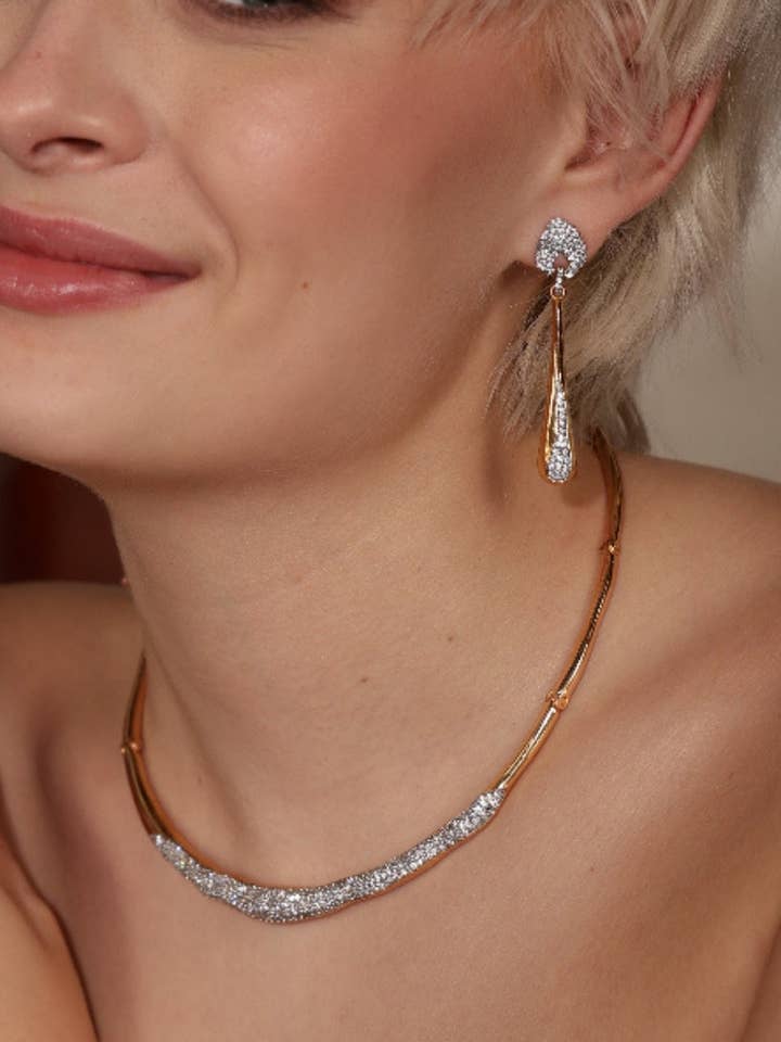 Molten Glow Necklace (Pre Order) for wholesale by Melrosia London