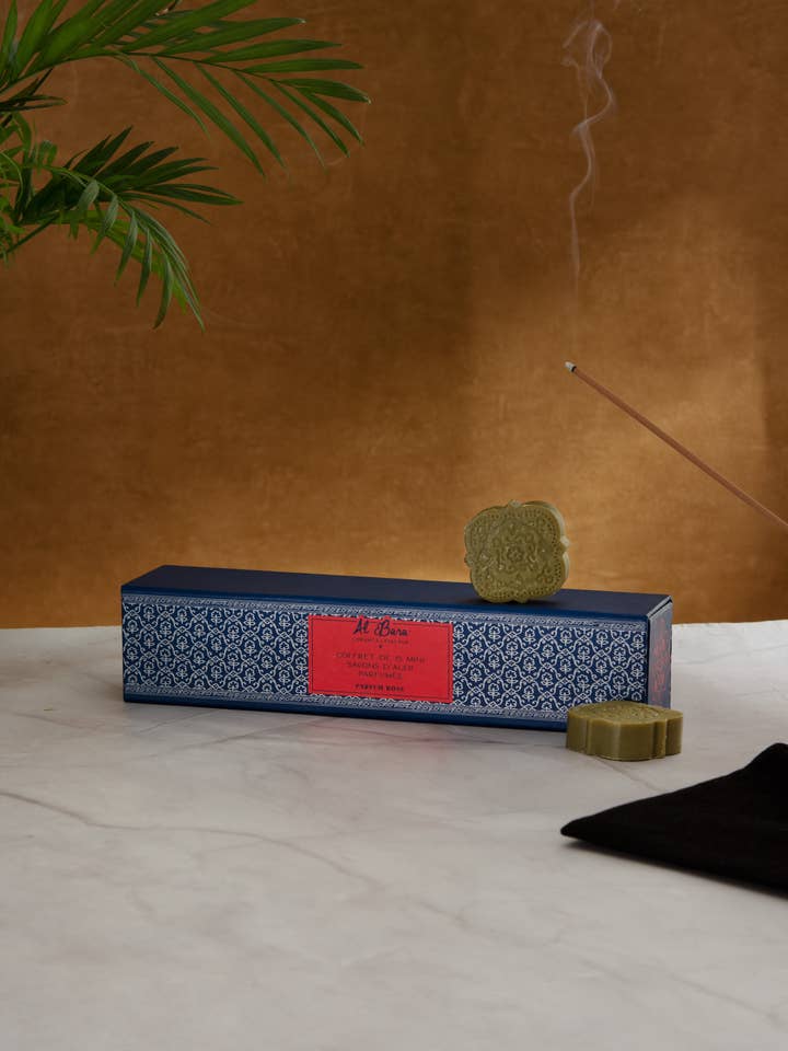 Set of 15 perfumed Aleppo mini soaps (pink) for wholesale by Al Bara Savon d'Alep