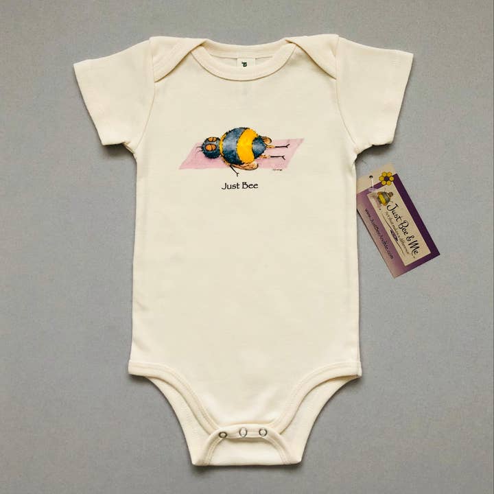 Organic Cotton Baby Onesie-Just Bee for wholesale by Just Bee & Me Greeting Cards