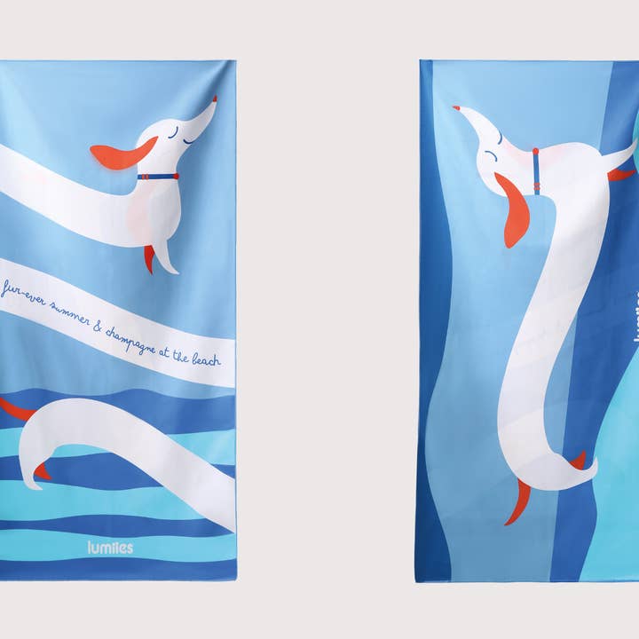 lumiies - high visibility - Wholesale Pet Towel - Dog - Quick-drying microfiber towel (160×80 cm) - Dachshund14