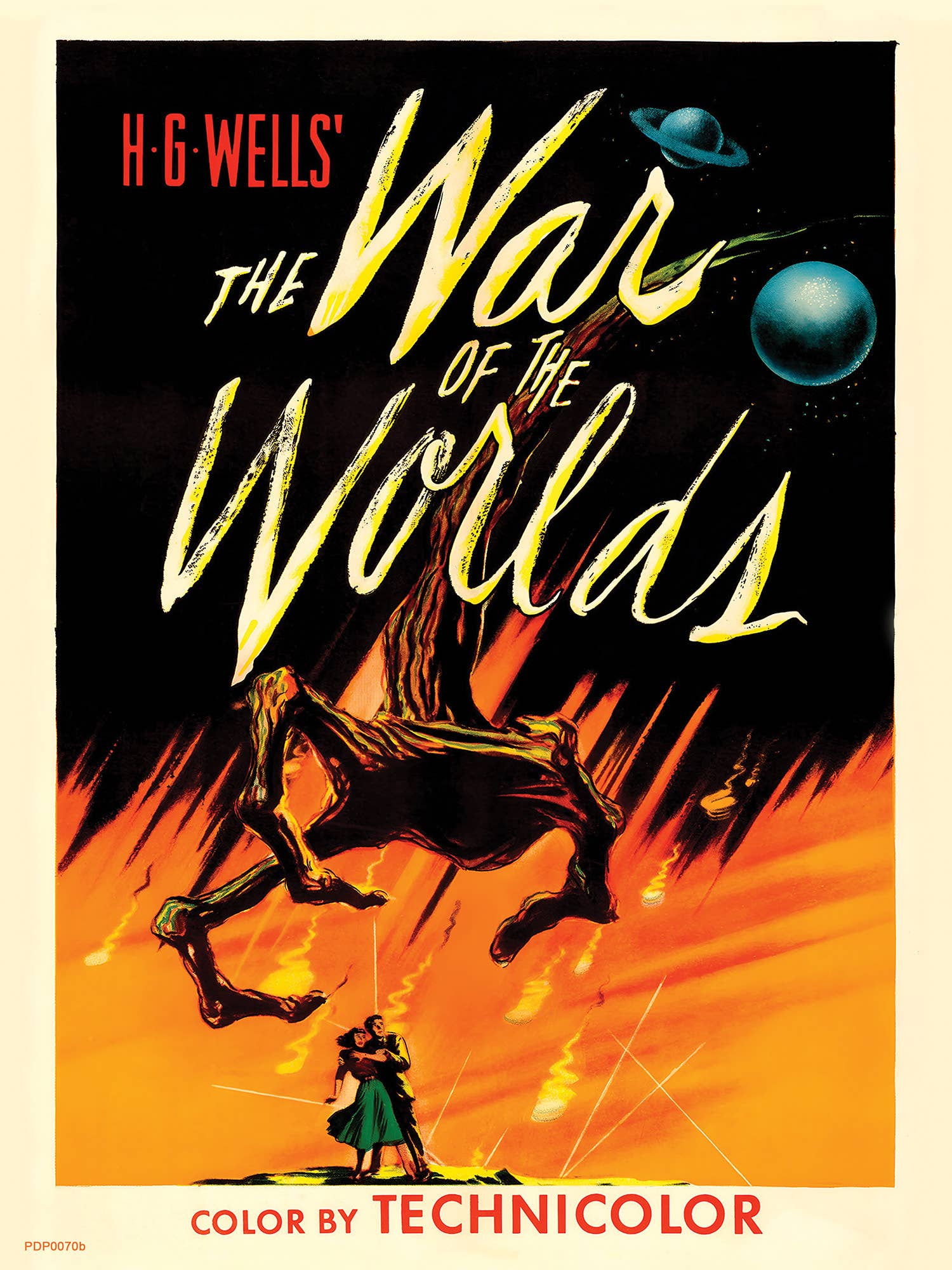 On The Wall Art Ltd – wholesale Art print – The War of the Worlds 1953 Film Movie Poster 30x40cm Art Print0