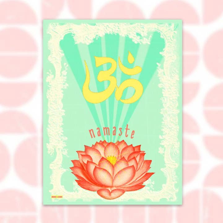 Adesivo in vinile Namaste per la vendita all'ingrosso da parte di Brooke LeAnne