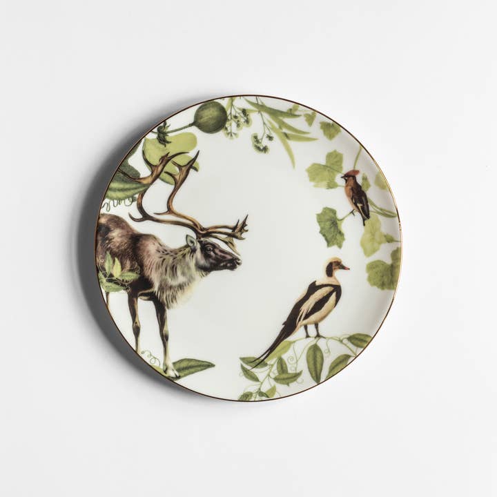 Vito Nesta Grand Tour - Wholesale Dinner Plate - Mont Blanc set of 6 porcelain dessert plates9