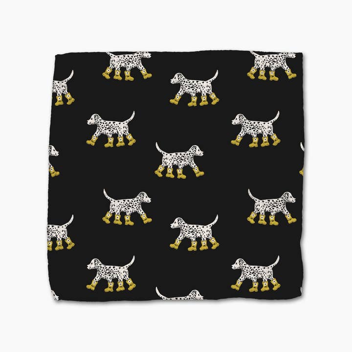 Geometry - Vendita all'ingrosso Strofinaccio da cucina - Dalmata con gli stivali1