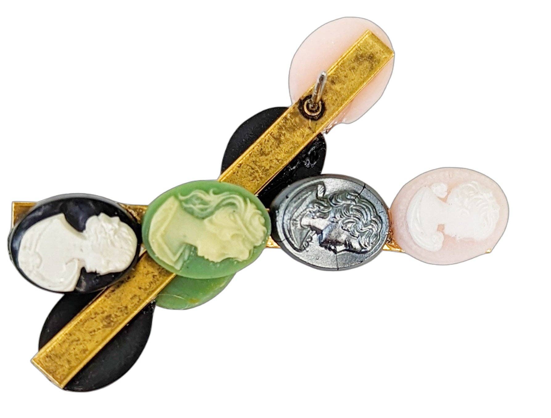 Gay Isber Designs - Wholesale Stud/Post Earrings - Vintage Small Cameos Earrings from Sisters Collection2