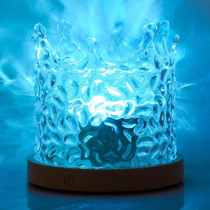 16 Color-changing Wave Ripple Projection Table Lamp for wholesale by EP Design Lab