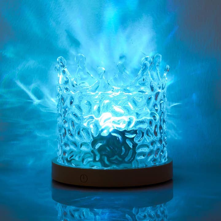 16 Color-changing Wave Ripple Projection Table Lamp for wholesale by EP Design Lab