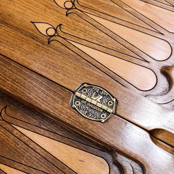 Eternity backgammon with copyrighted contour outline 24" x 24" x 2" for wholesale by Hrachya Ohanyan