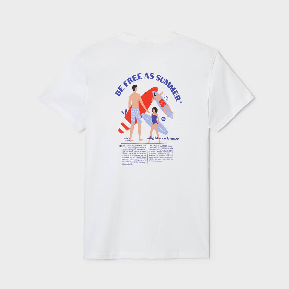 BILLYBELT - Wholesale T-Shirt - Men's - Surfer 100% organic cotton T-shirt - White4