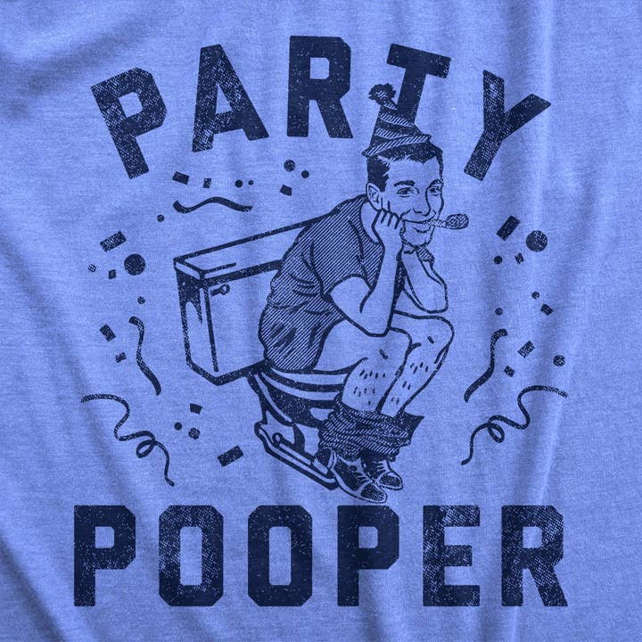 Party Pooper Men's T Shirt for wholesale on Faire1