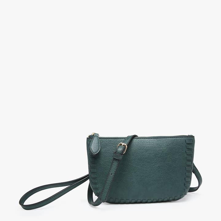 Jen & Co. - Wholesale Crossbody Bag - Women's - M2397 Bonnie Dual Compartment Whipstitch Crossbody
