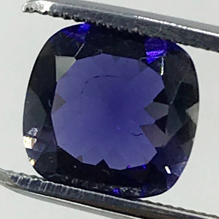 Cushion Faceted Iolite Gemstone for wholesale by Weatherham Estate Treasures
