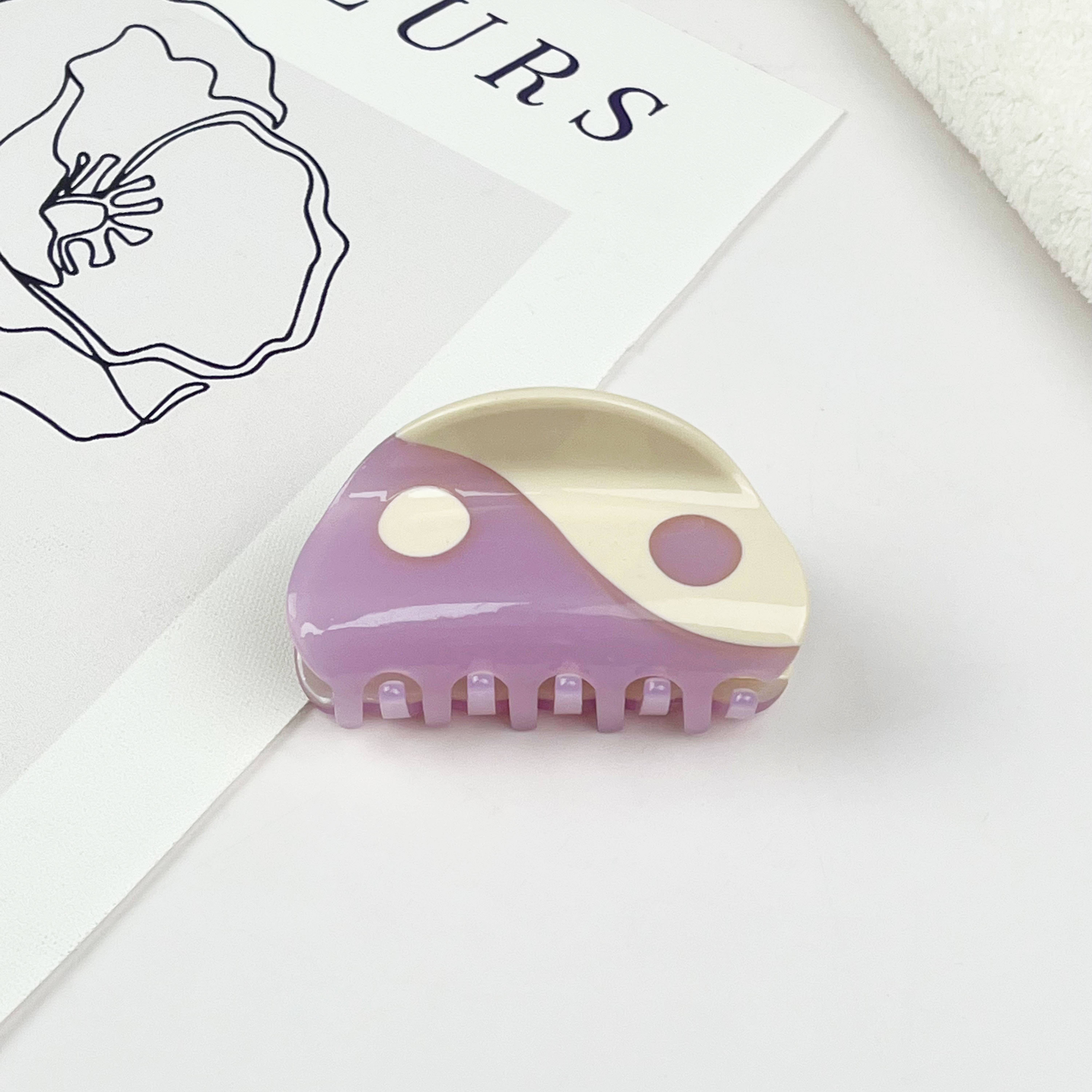 TheDivaSoap - Wholesale Hair Clip - Women's - Balance Yin Yang Claw Hair Clip, Eco-Friendly2