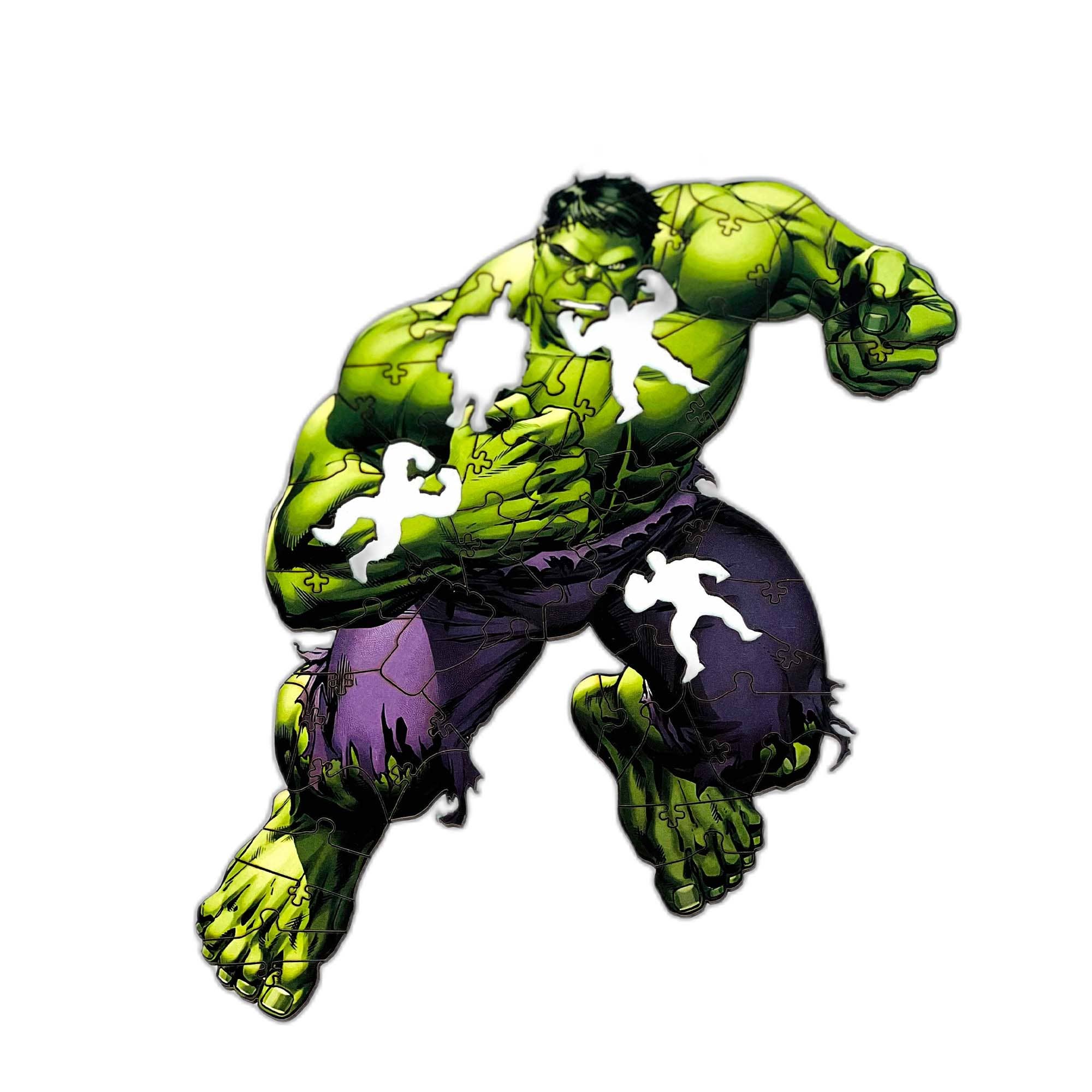 Max Woody™ - Wholesale Puzzle - Kids - Wood Jigsaw Puzzle Unique Shape The Hulk L Size 200 pcs11