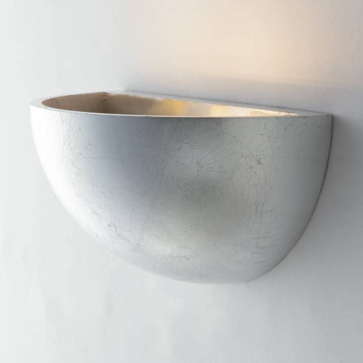 Gruppo F.T - Vendita all'ingrosso Applique - MORTIZ wall lamp in plaster with gold and silver leaf finish (1xE27)5