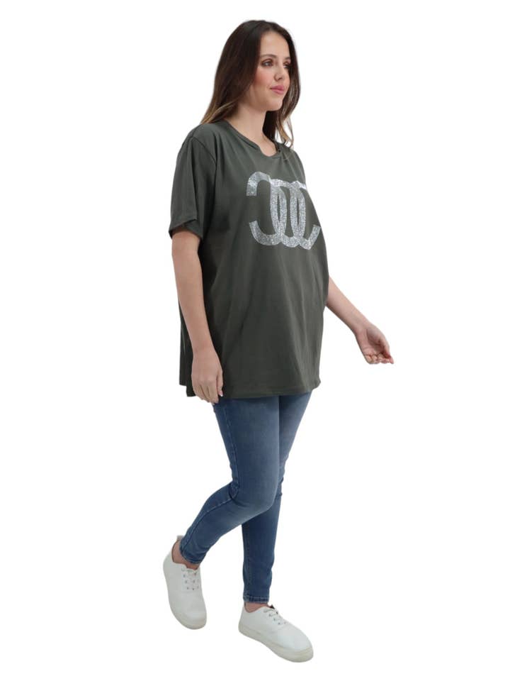 Miss Bold – wholesale Tunic – Women’s – Italian Diamante CC Print T-Shirt18