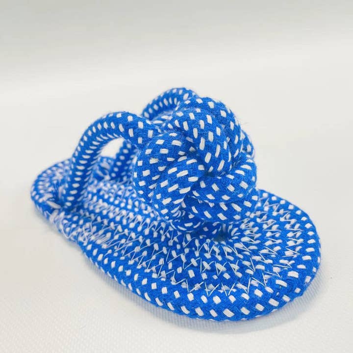 Monli Handcrafted Pet Toys - Vendita all'ingrosso Giocattolo di corda - Cani - Giocattolo per cani a forma di pantofole fatte a mano, giocattoli divertenti per cani