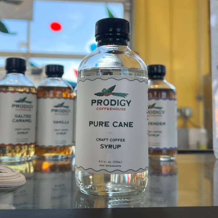 Prodigy Coffeehouse All Natural Craft Pure Cane Syrup for wholesale by Prodigy Craft Syrups