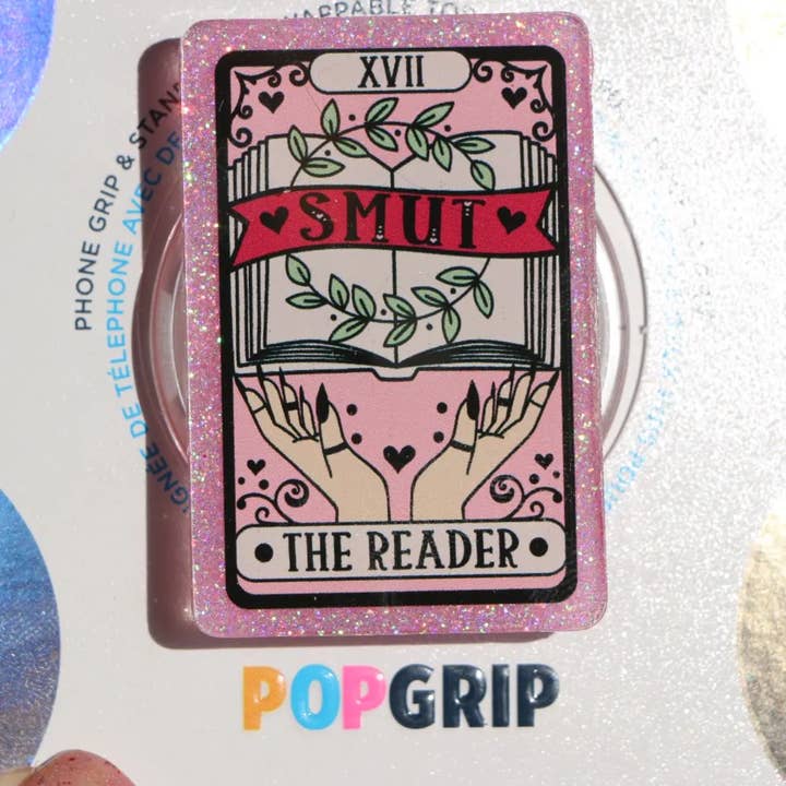 Ivy Resin Shop LLC - Wholesale Phone Grip - Smut Romance Reader Tarot Card Grip 1