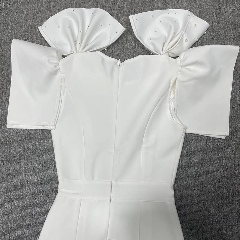 Sanyao Fashion - Wholesale Dress - Women's - SY078 Chic Studded Suspenders Bodycon Dress7