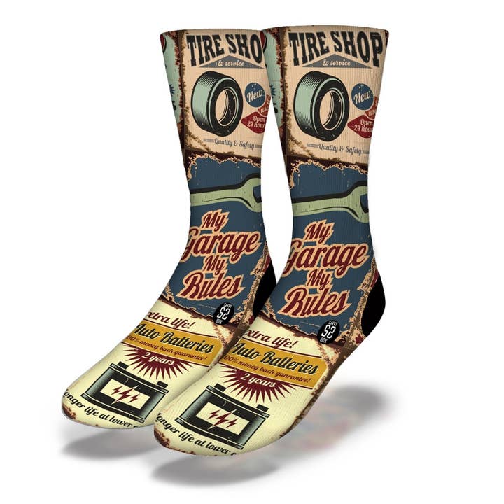 Oldtimer-Zeichen-2 Socken für den Großhandel von Savvy Sox