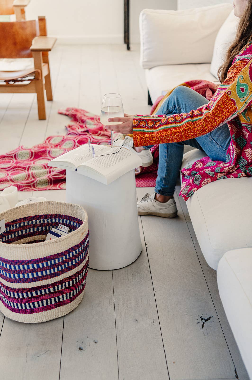 Crafts by Solid - Wholesale Basket - Handwoven Sisal Baskets - Colourful hues - XXS - XXL27