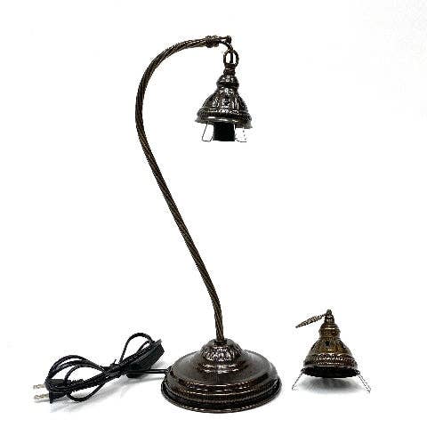 Paykoc Imports, Inc – Engroshandel Skrivebordslampe – Tyrkisk mosaik kamelhalslampe - 21,5 cm x 41,3 cm - DB1 - Assorterede farver2