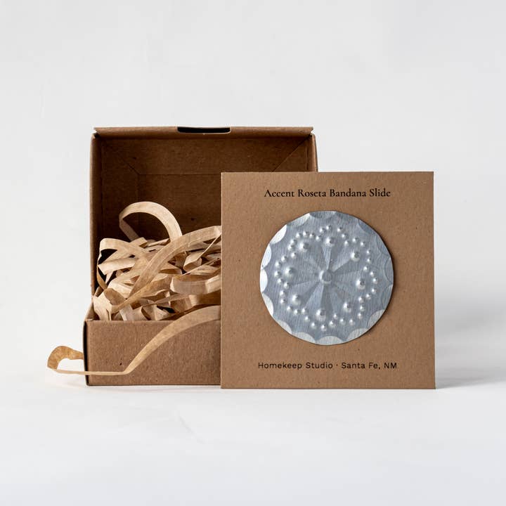 Homekeep Studio - Wholesale Scarf Clip - Women's - Accent Roseta Bandana Slide (Unisex)3