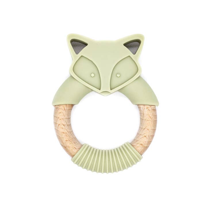 Kristin Weiss Manufaktur - Wholesale Teether (Not Clip-On) - Baby - teether || Fux - Grey - Army Green - Orange - Peach3