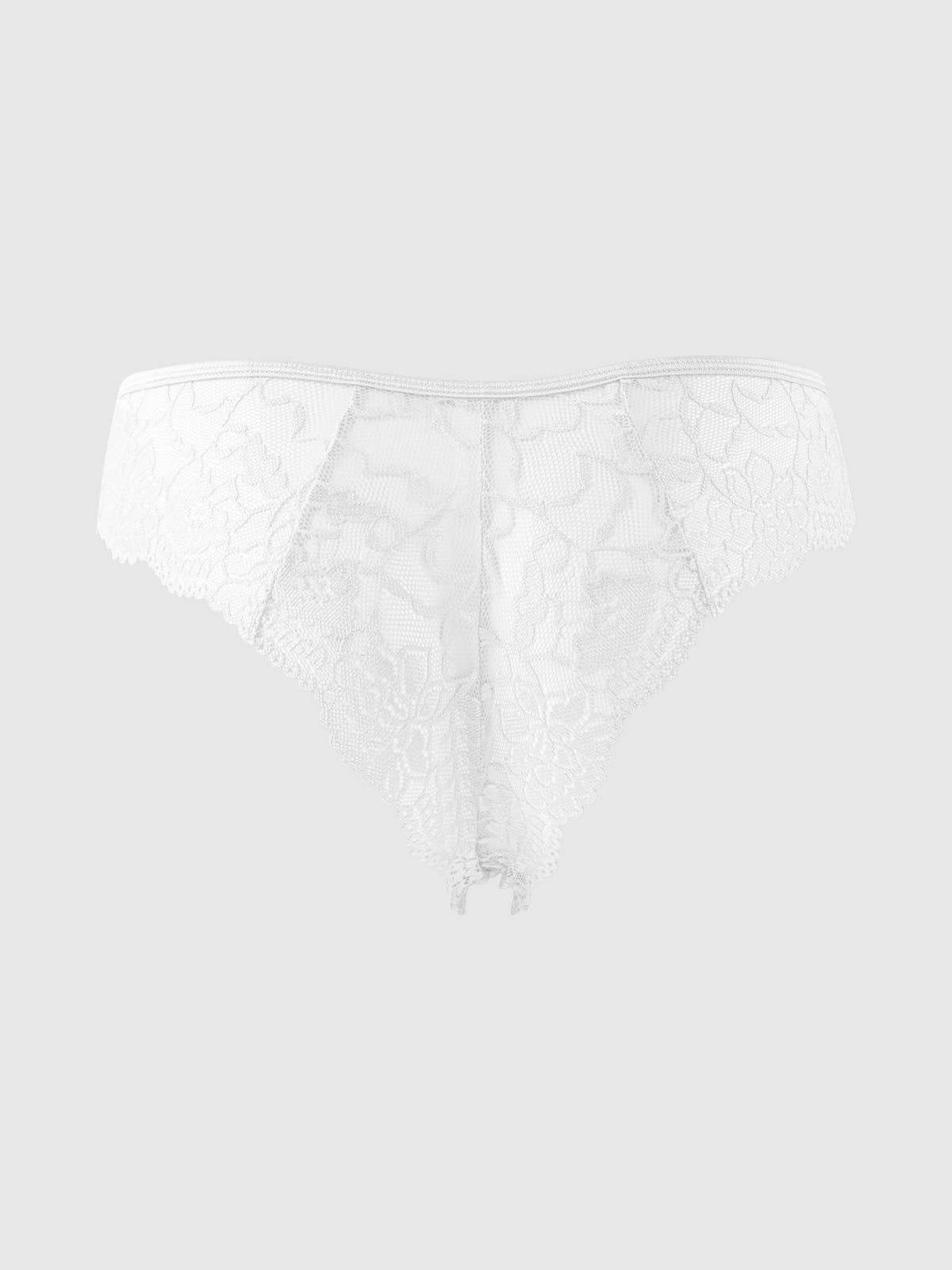 House of Desire - Vente Sous-vêtements – femme - TANGA À TROU DE SERRURE EN DENTELLE EXTENSIBLE GIGI16