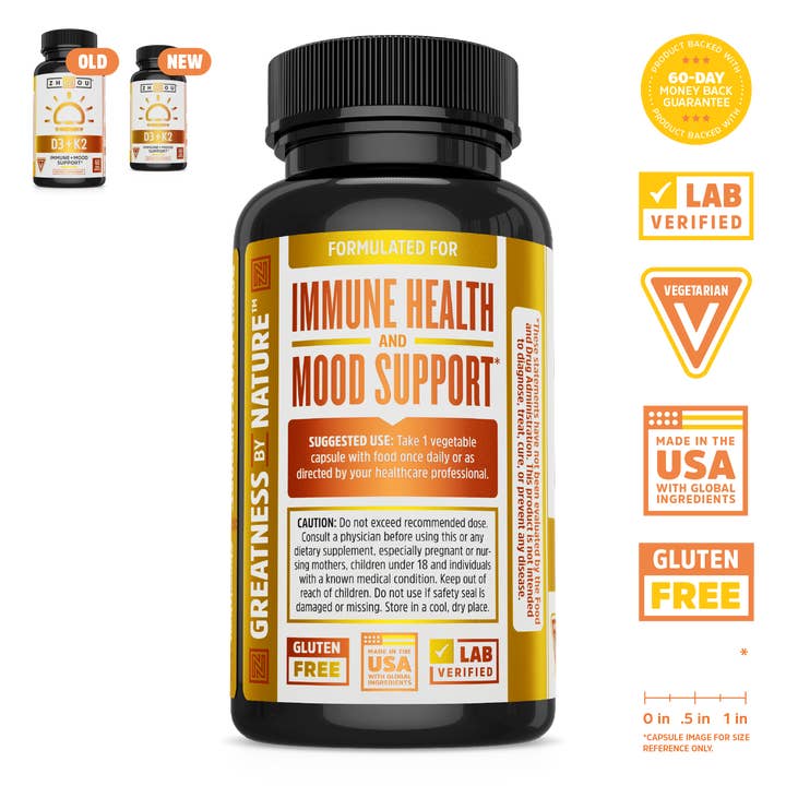 Zhou Nutrition - Wholesale Oral Supplement/Vitamin - D3 + K21