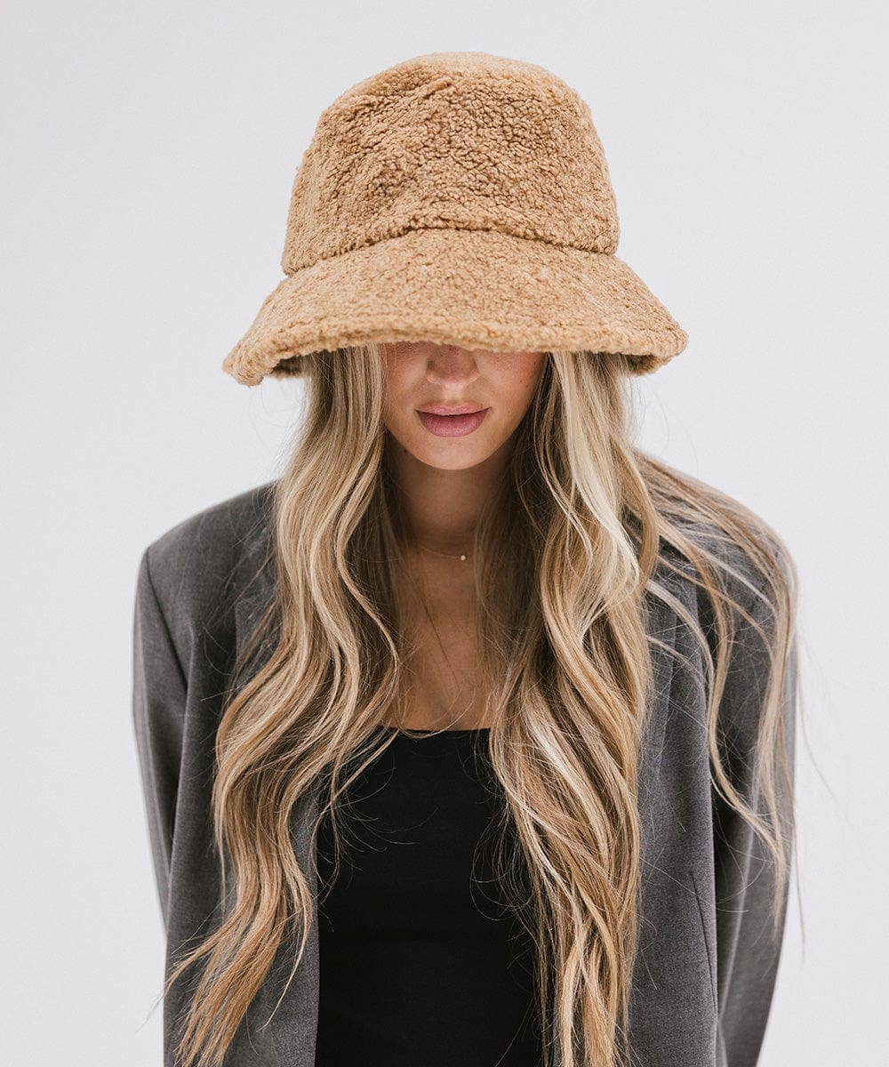 Gigi Pip - Wholesale Bucket Hat - Women's - Jackson Sherpa Bucket Hat9