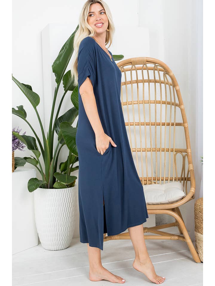 Sweet Lovely by Jen - Wholesale Dress - Women's - CASUAL MIDI WEEKEND DRESS