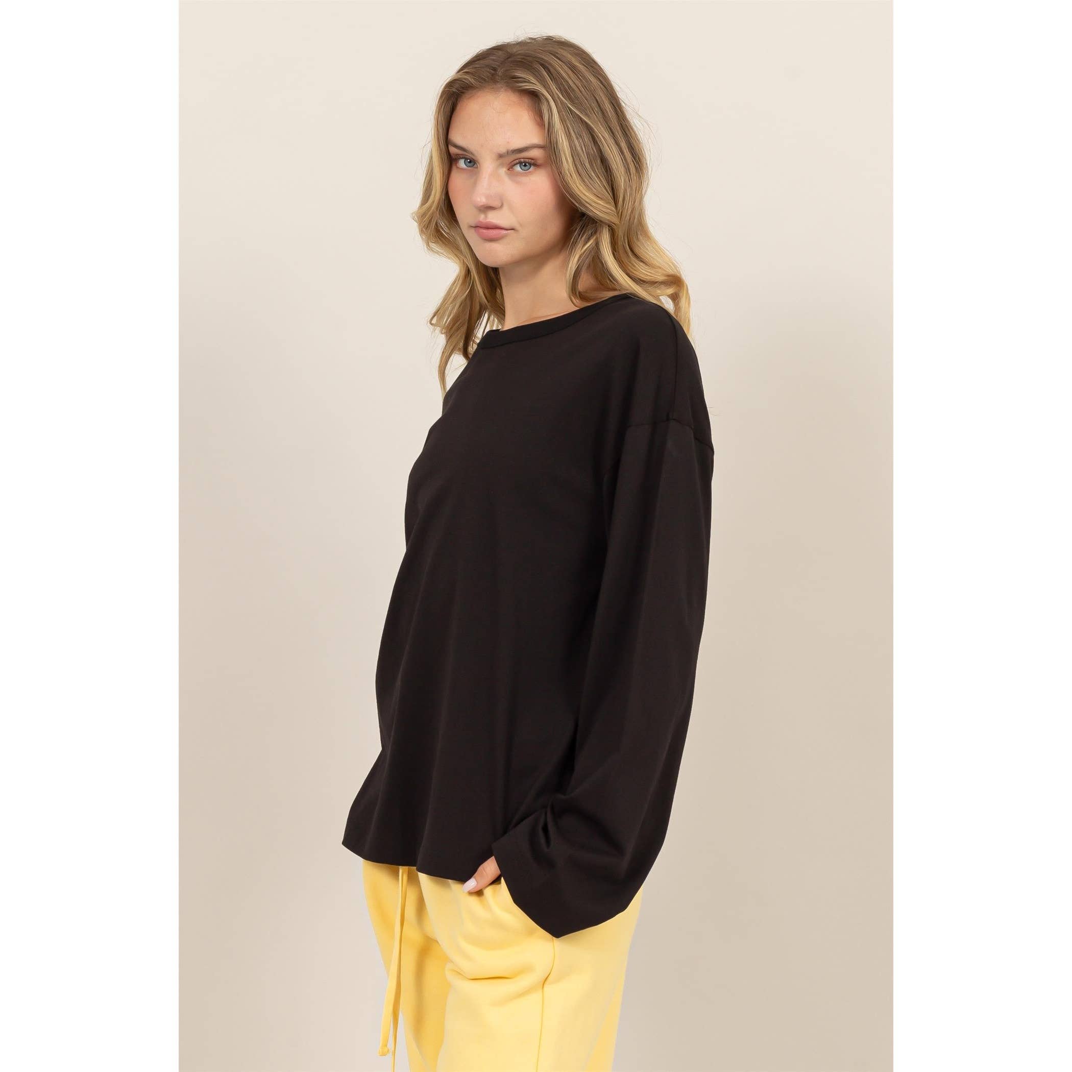 HYFVE – wholesale T-shirt (utan tryck) – Dam – Långärmad T-shirt med rund hals20