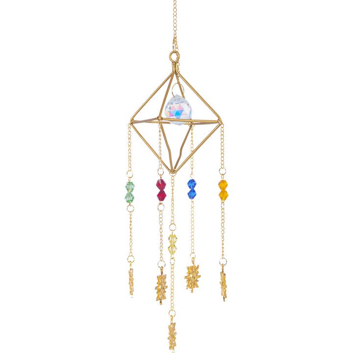 Kheops International - Wholesale Suncatcher - Hanging AB Crystal Prism Suncatcher w/ Multi