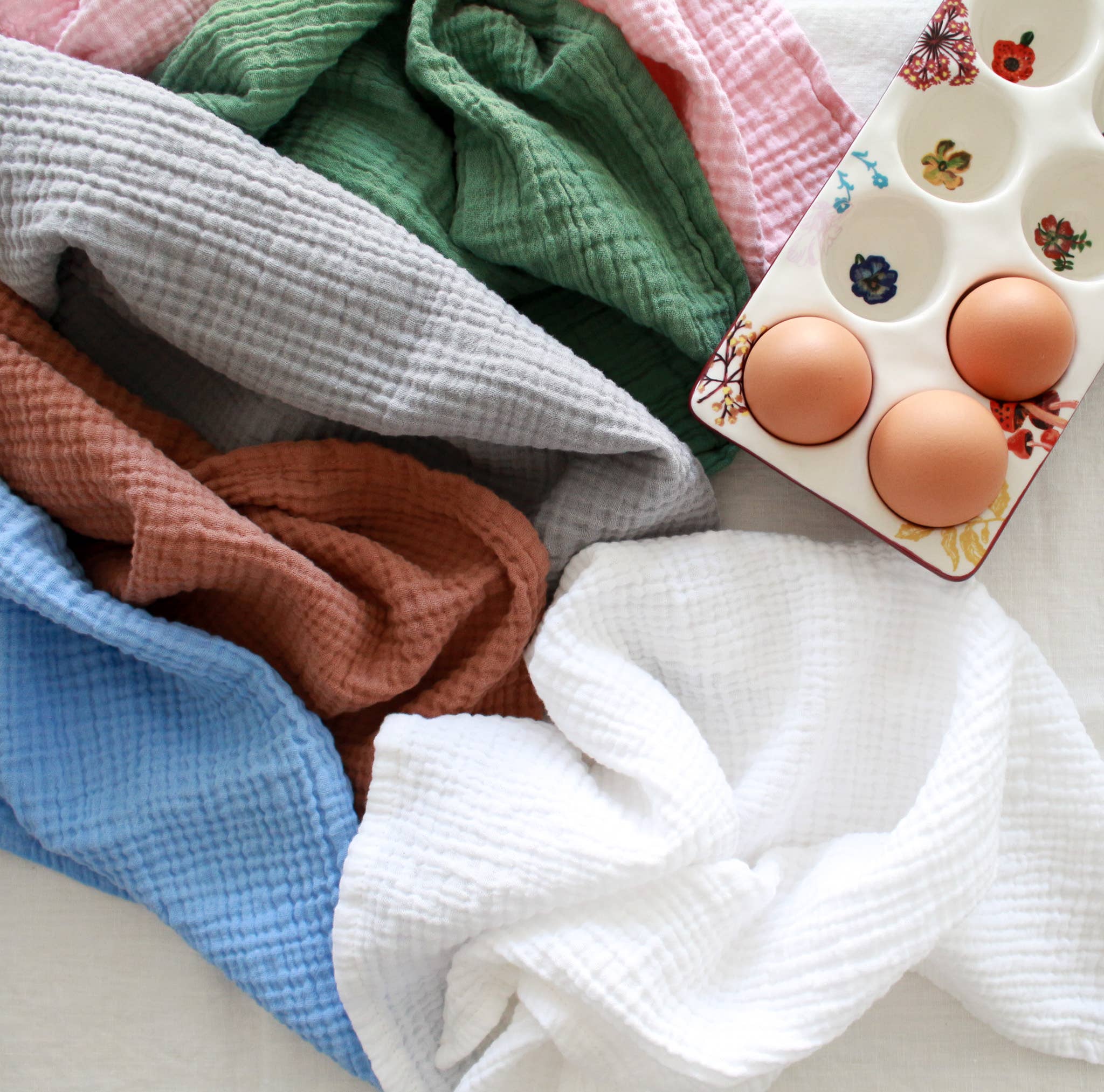 My Kitchen Linens – wholesale Tea towel – Set of 2 Kitchen Towels / Lightweight 2 Layer Muslin8